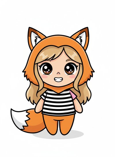 Mary's Foxy Transformation 🦊 - Kawaii Cute