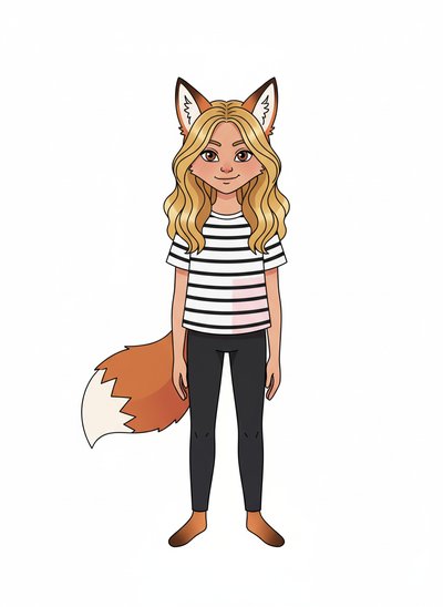 Mary's Foxy Transformation 🦊 - Minimalist