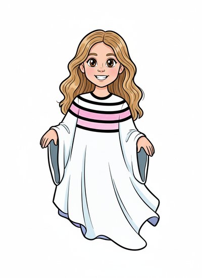 Mary's Ghostly Adventures 🌟 - Classic Coloring Book