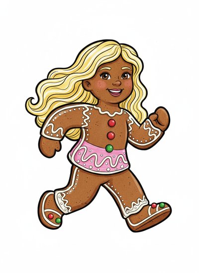 Mary's Gingerbread Adventure 🍪 - Classic Coloring Book