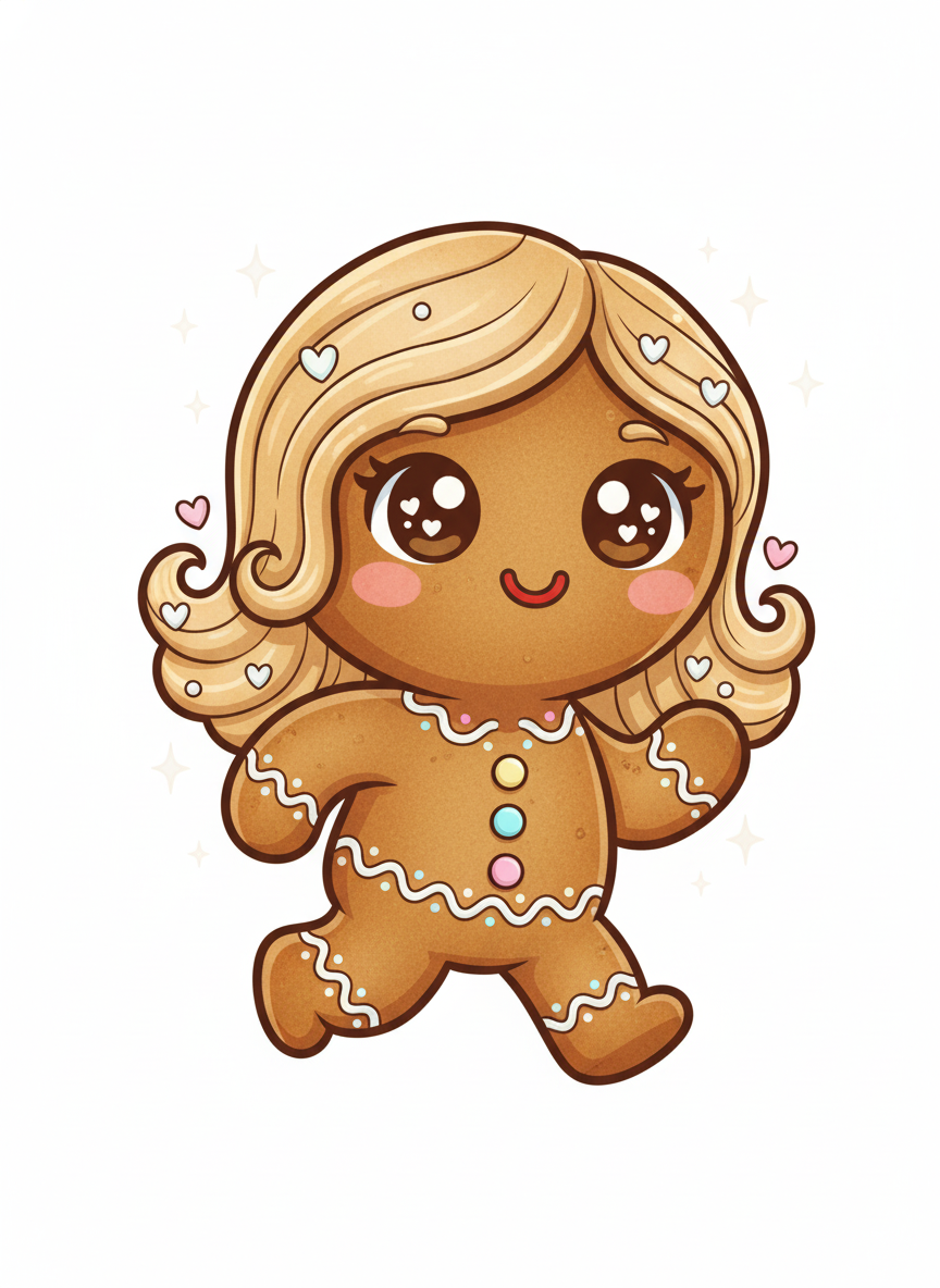 Gingerbread Mary - Kawaii Cute