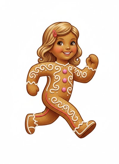 Mary's Gingerbread Adventure 🍪 - Vintage Storybook