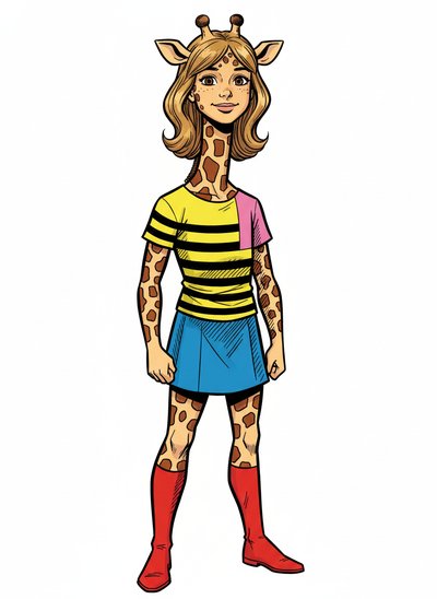 Mary's Giraffe Adventure - Comic Book