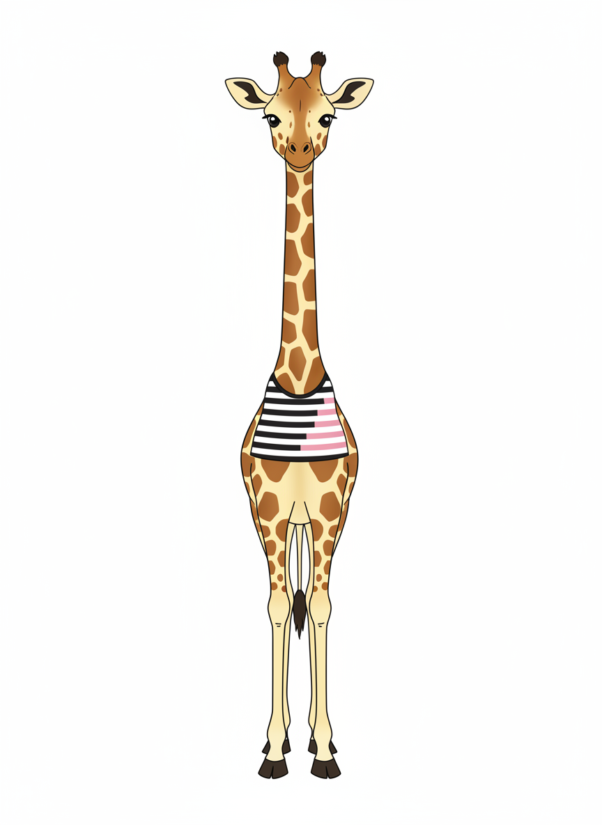 Mary the Giraffe - Minimalist