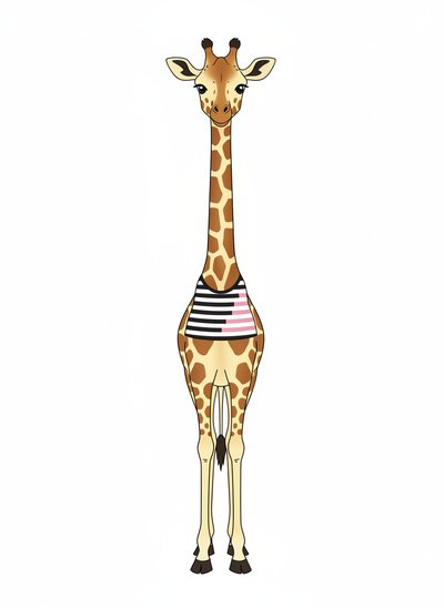 Mary's Giraffe Adventure - Minimalist