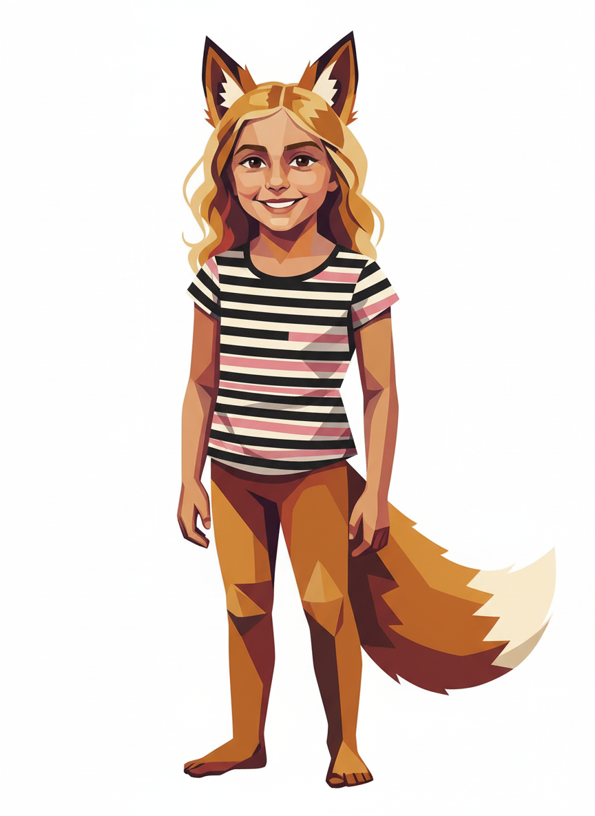 Foxy Mary - Cubist Painting