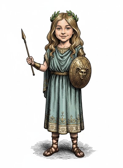 Mary's Heroic Adventure 🌟 - Victorian Illustration