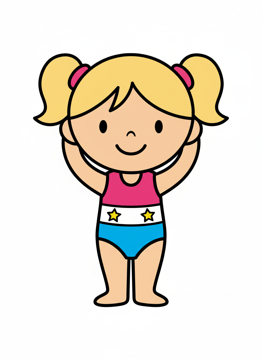 Mary the Gymnast - Preschool Simple