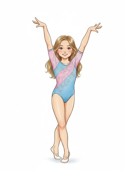 Gymnast Mary Magic ✨ - Gentle Pencil