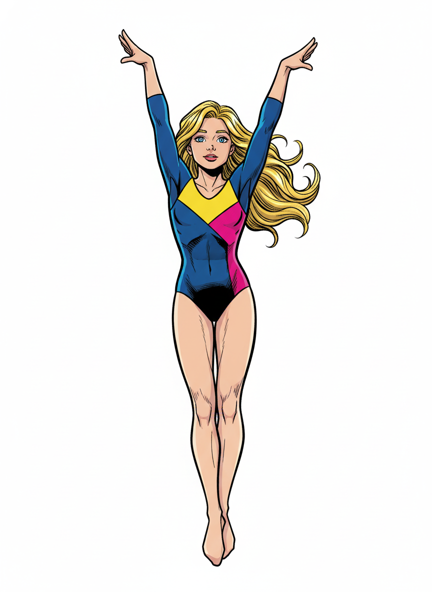 Mary the Gymnast - Comic Book