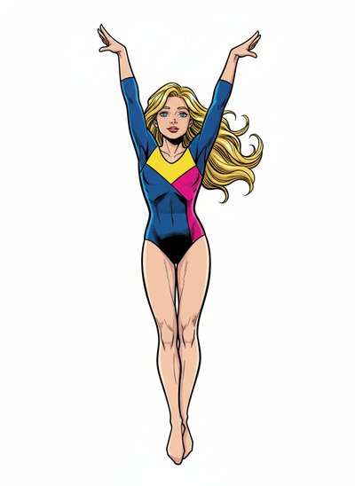 Gymnast Mary Magic ✨ - Comic Book