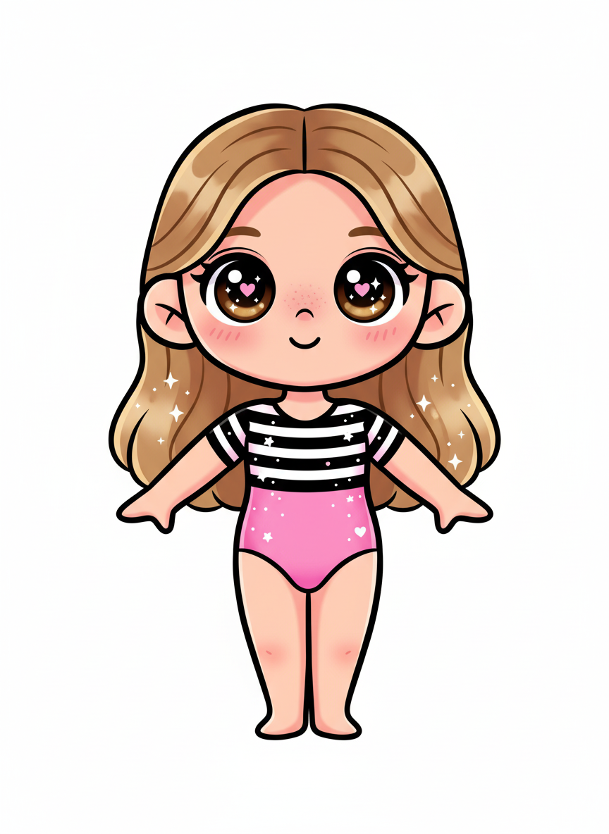 Mary the Gymnast - Kawaii Cute