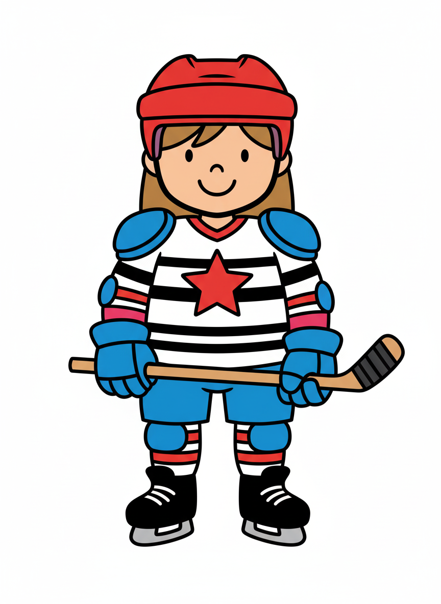 Mary the Skating Star - Preschool Simple