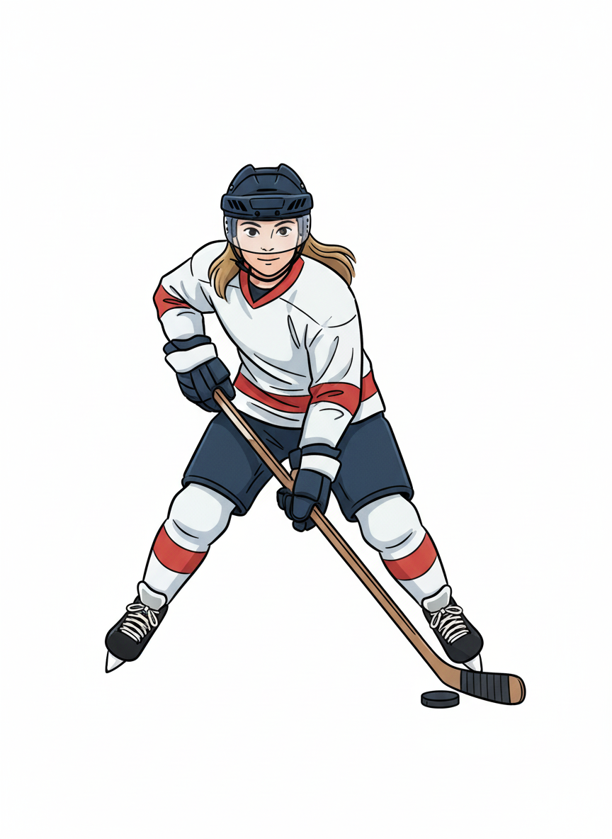 Mary the Skating Star - Minimalist