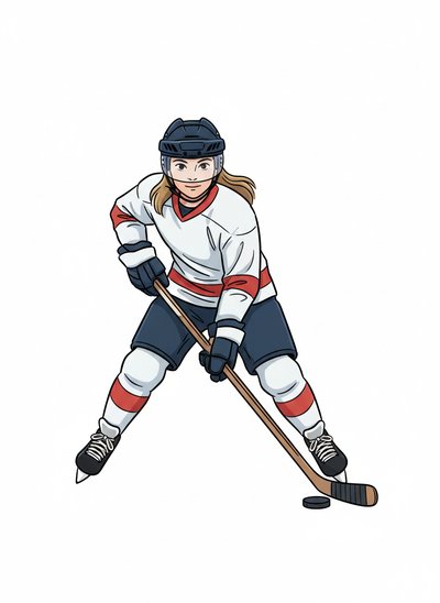 Mary's Hockey Adventure 🏒 - Minimalist