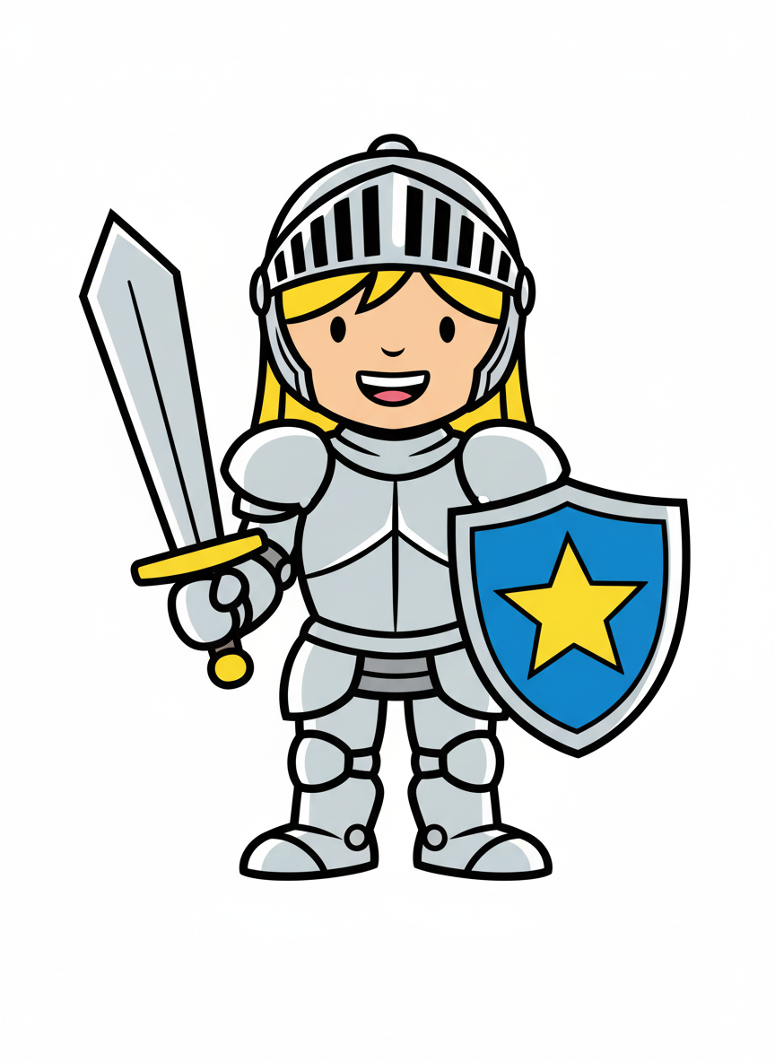 Mary the Brave Knight - Preschool Simple