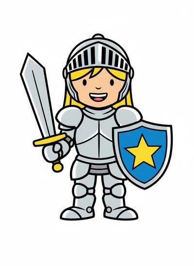 Mary's Knightly Adventure 🌟 - Preschool Simple