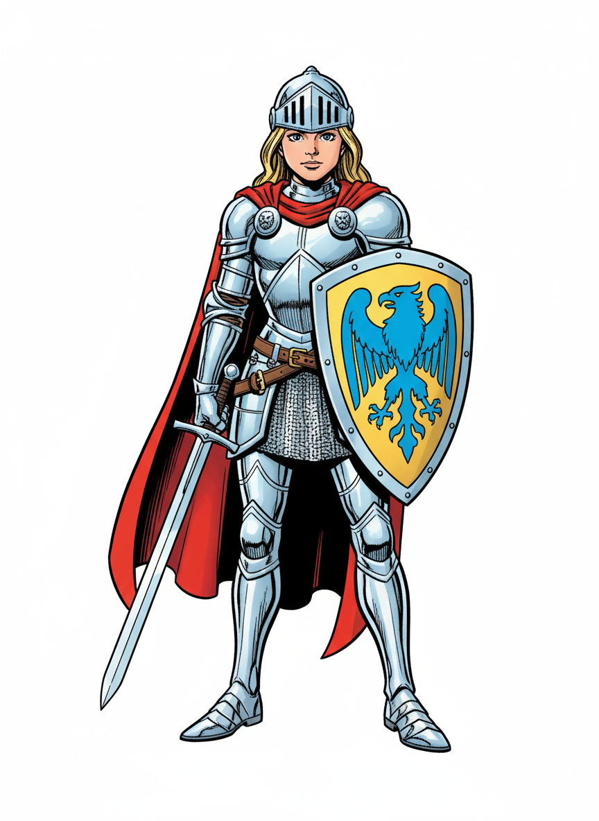 Mary the Brave Knight - Comic Book