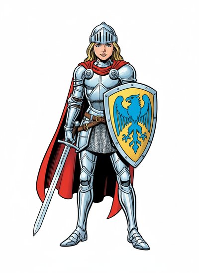 Mary's Knightly Adventure 🌟 - Comic Book