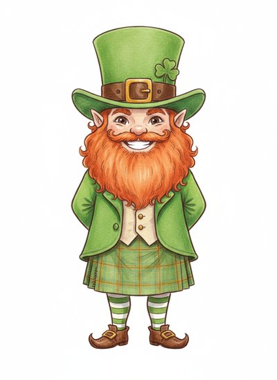 Mary's Leprechaun Adventure 🌈 - Gentle Pencil