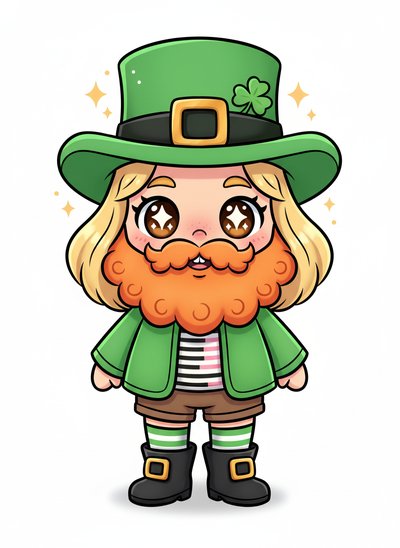 Mary's Leprechaun Adventure 🌈 - Kawaii Cute