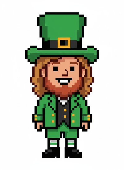 Mary's Leprechaun Adventure 🌈 - Pixel Art