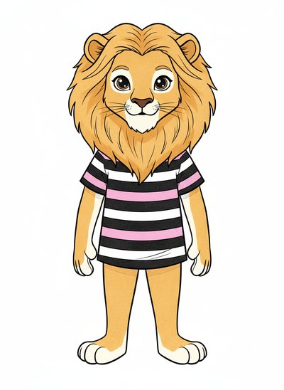 Mary Roars as a Lion 🦁 - Classic Coloring Book