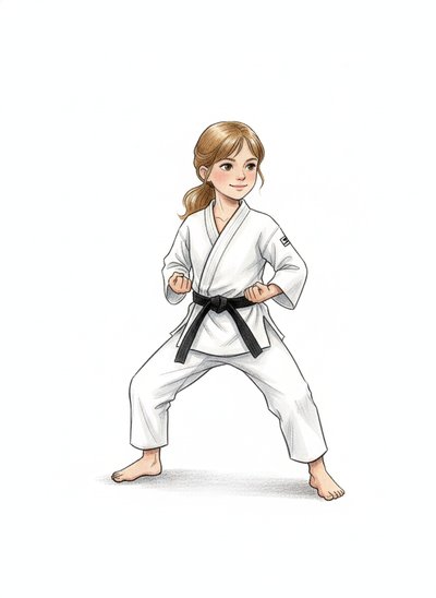 Mary's Martial Arts Adventure 😊 - Gentle Pencil