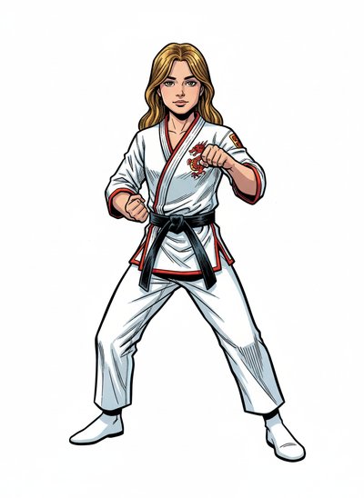Mary's Martial Arts Adventure 😊 - Comic Book