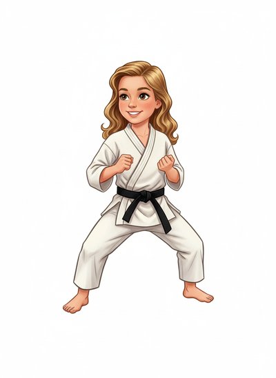 Mary's Martial Arts Adventure 😊 - Vintage Storybook