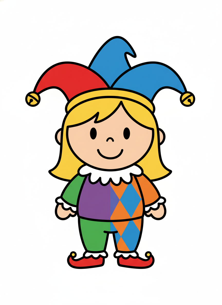 Merry Mary the Jester - Preschool Simple