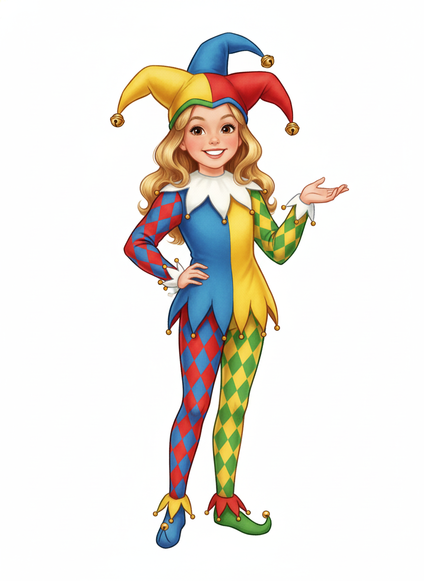 Merry Mary the Jester - Vintage Storybook