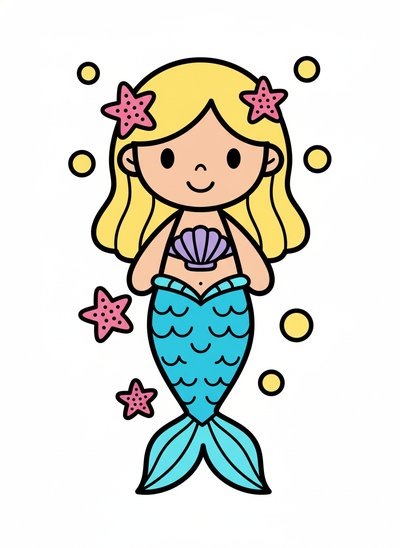 Mary's Magical Mermaid Adventure 🌊 - Preschool Simple