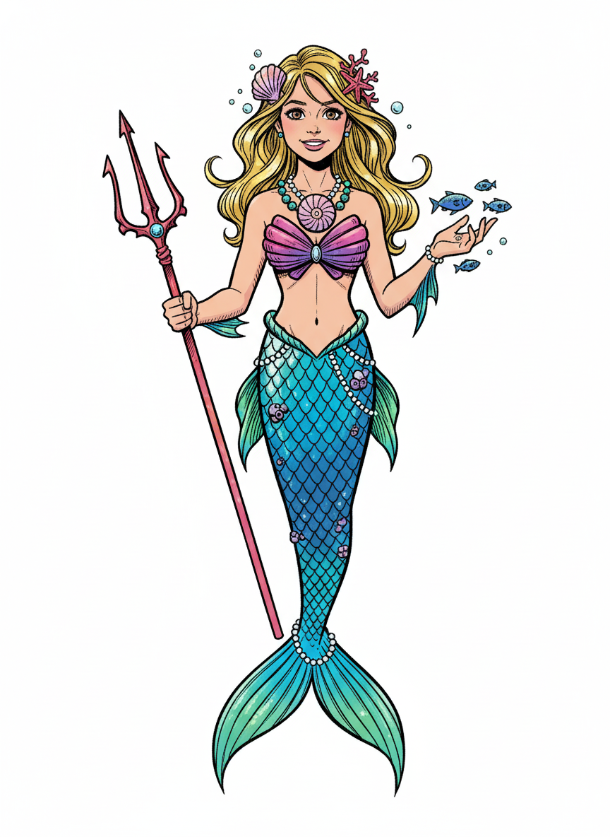 Mermaid Mary - Comic Book