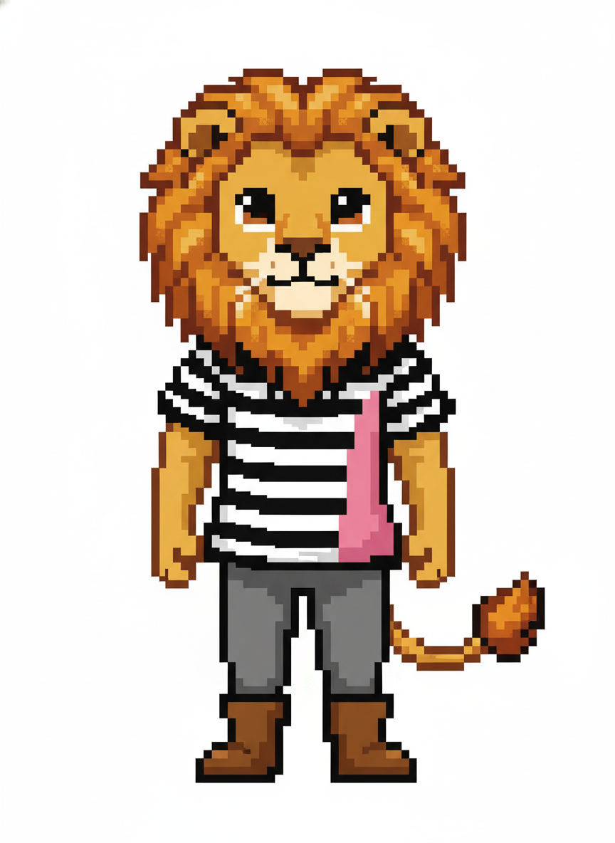 Lionheart Mary - Pixel Art