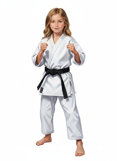 Mary's Martial Arts Adventure 😊 - Impressionist Painting