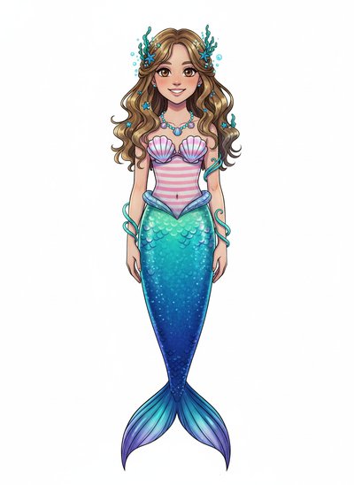 Mary's Magical Mermaid Adventure 🌊 - Webtoon Anime