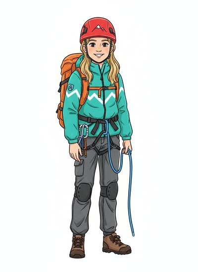 Mary's Mountain Adventures 🏔️ - Classic Coloring Book