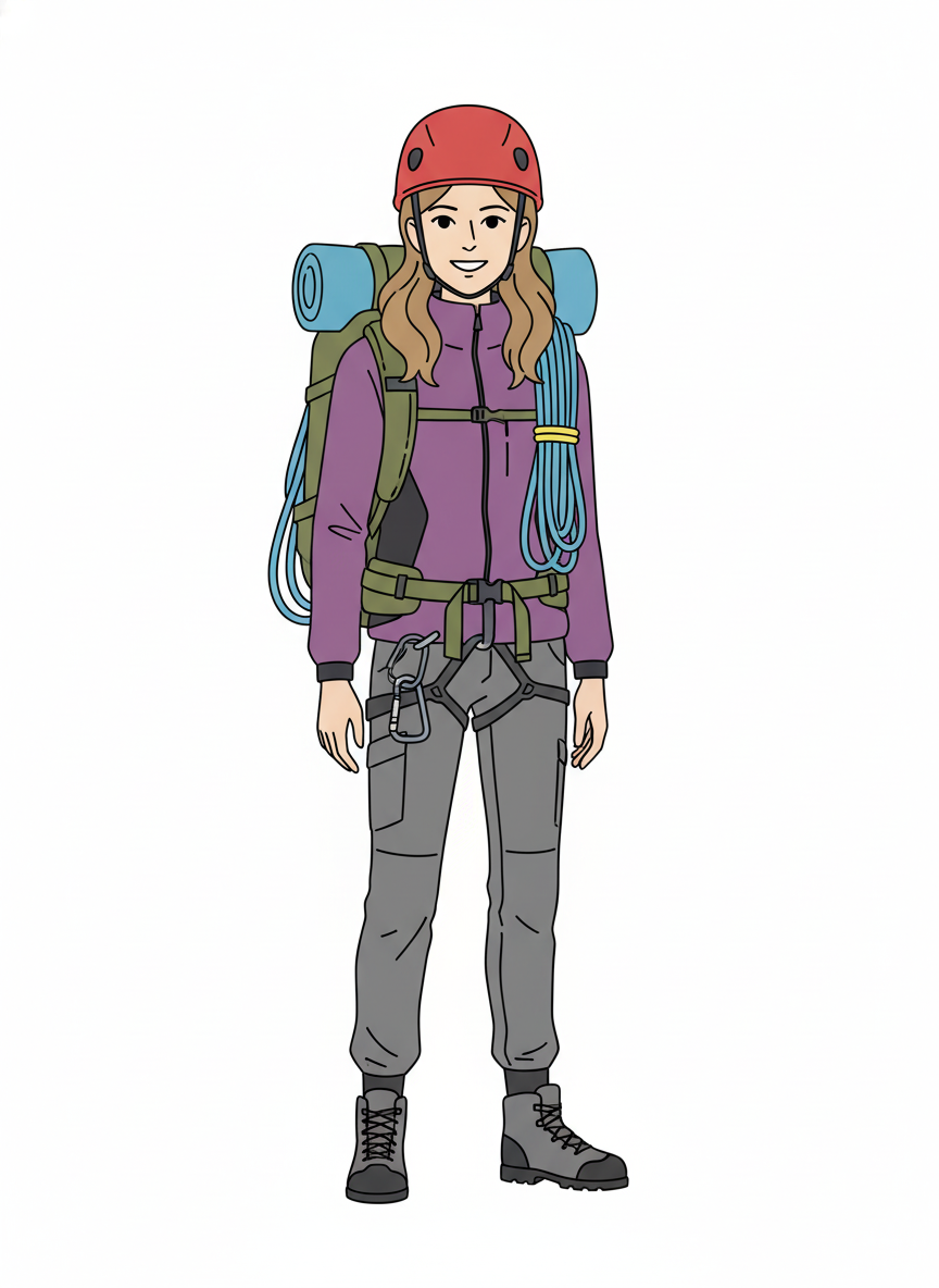 Mary the Mountain Climber - Minimalist