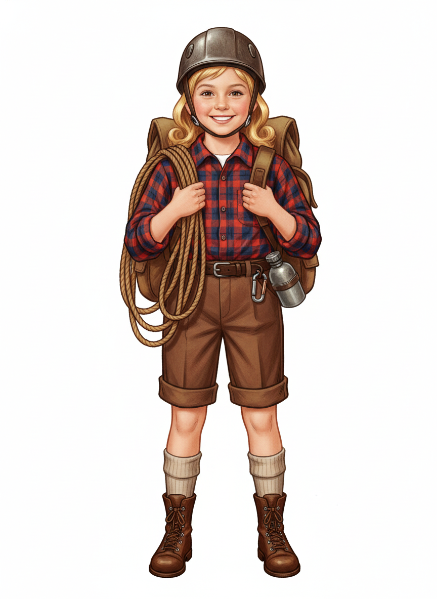 Mary the Mountain Climber - Vintage Storybook