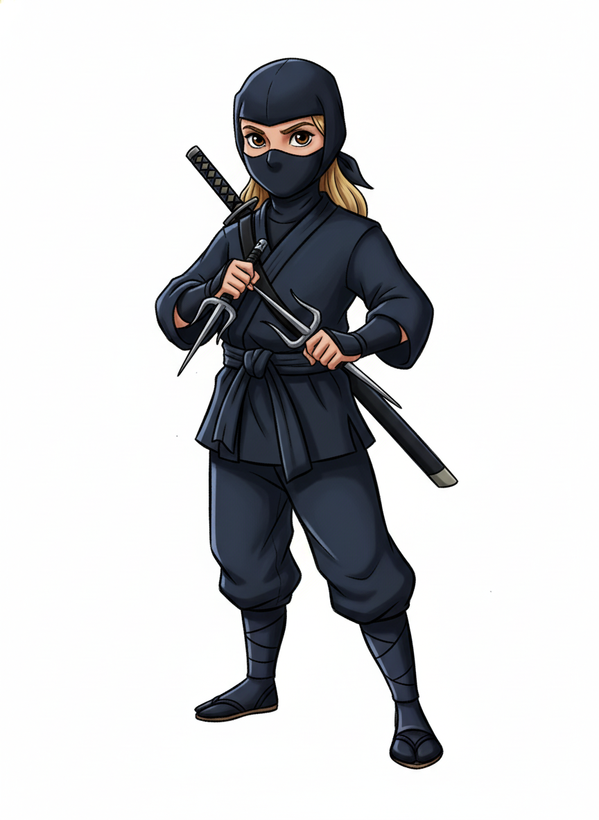 Mary the Ninja Warrior - Golden Age Animation