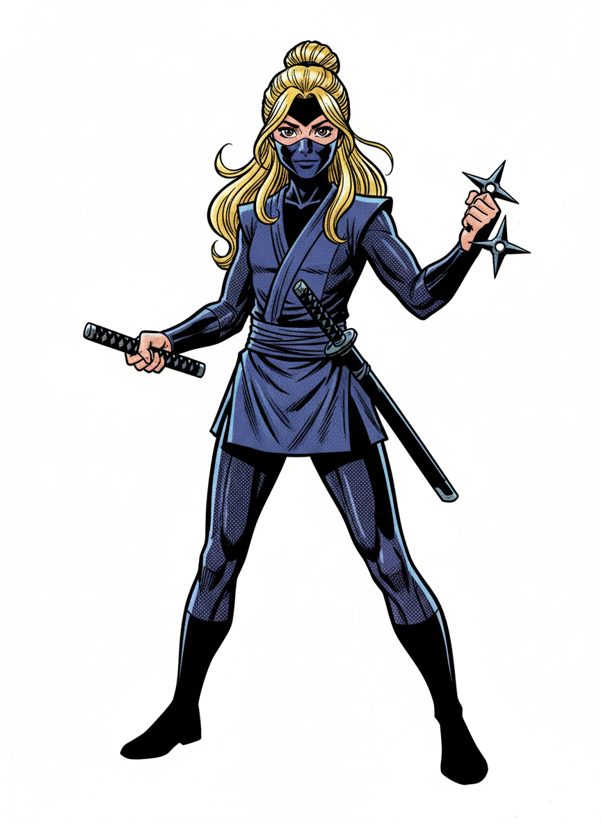 Mary the Ninja Warrior - Comic Book