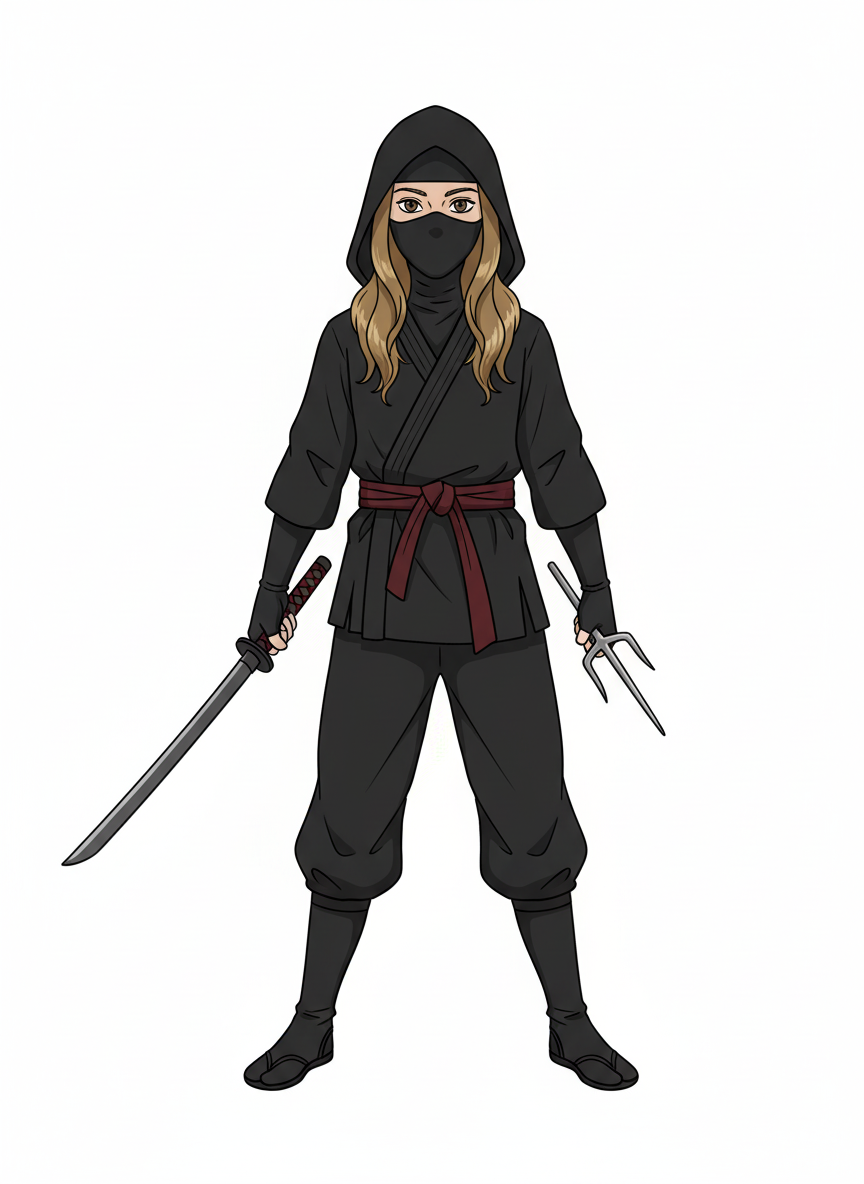 Mary the Ninja Warrior - Minimalist