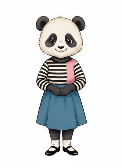 Mary's Panda Adventure 🐼 - Vintage Storybook