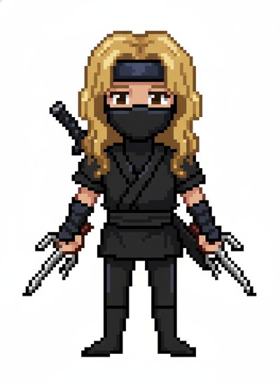 Mary's Ninja Adventure 🥷 - Pixel Art