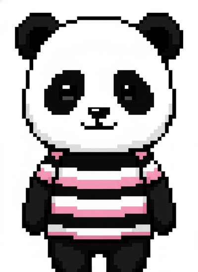 Mary's Panda Adventure 🐼 - Pixel Art
