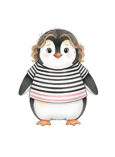 Mary's Penguin Adventure 🐧 - Gentle Pencil