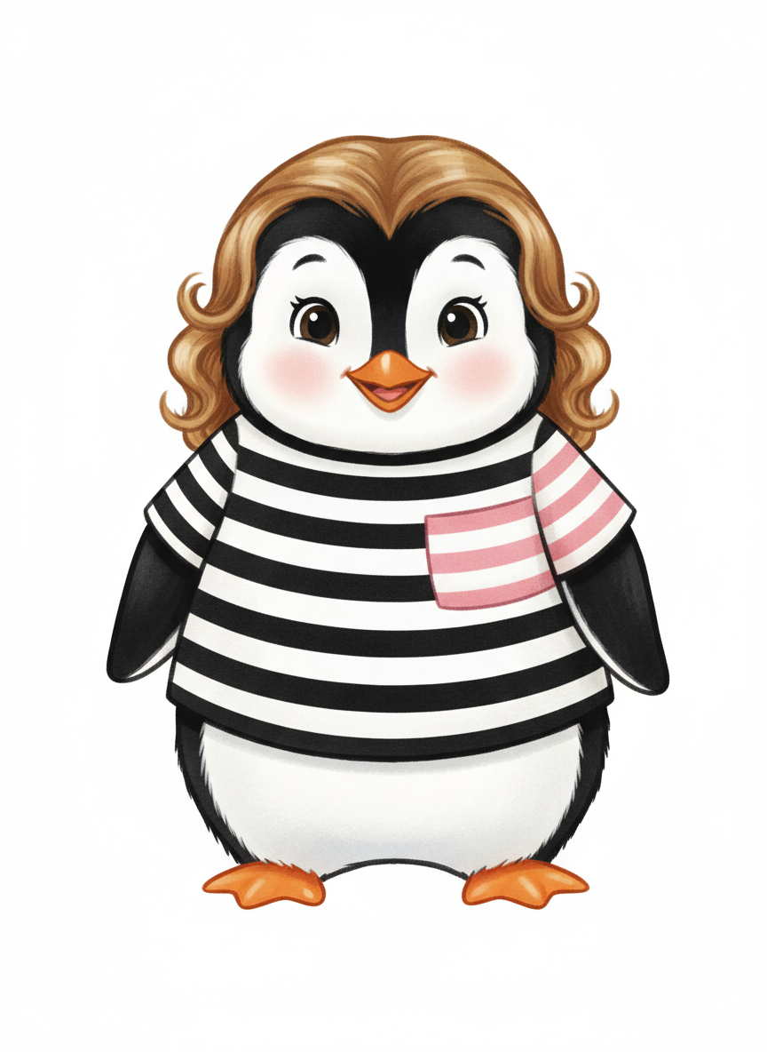 Penguin Mary - Vintage Storybook