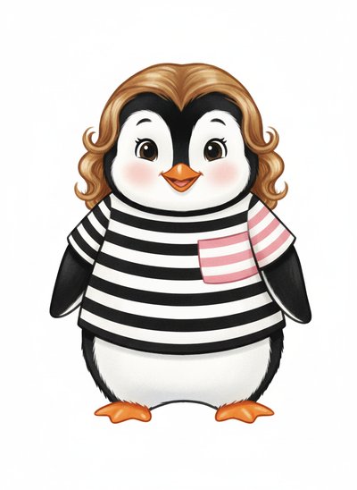 Mary's Penguin Adventure 🐧 - Vintage Storybook