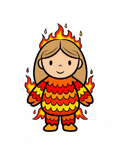 Mary's Fiery Transformation 🔥 - Preschool Simple